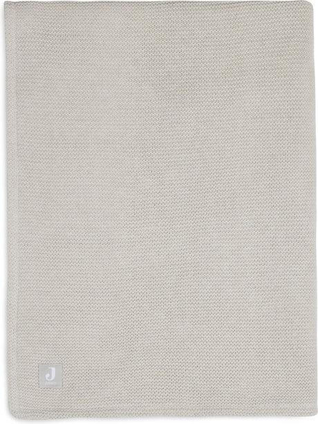 Jollein baby deken wieg 75x100cm basic knit - nougat fleece