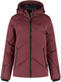 Kjelvik sue dames outdoorjas - burgundy
