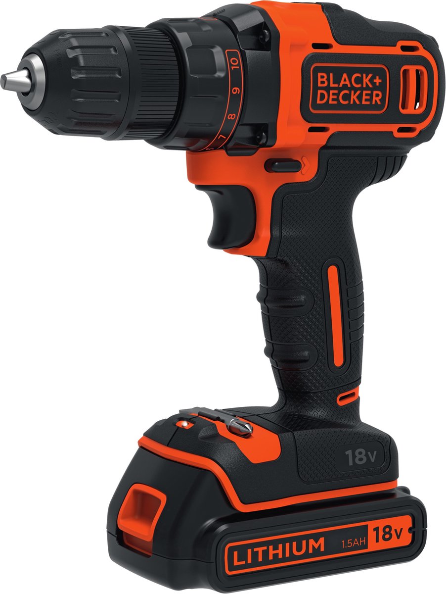Black+decker bdcdd186k-qw accuboormachine - 1,5ah