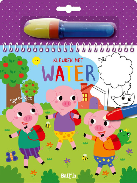 Ballon kleuren met water sprookjes
