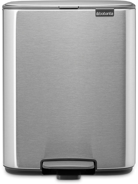 Brabantia bo pedaalemmer - 12 liter - matt steel fingerprint proof