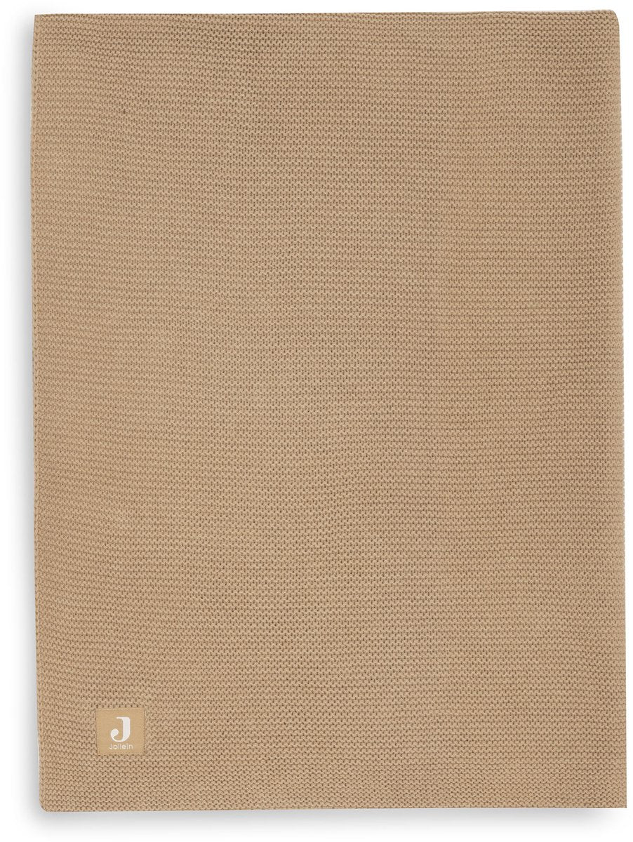Jollein deken wieg 75x100cm basic knit hazel