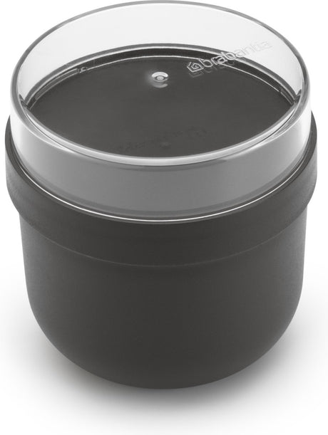 Brabantia make take yoghurt beker to go - 500 ml - kunststof - dark grey