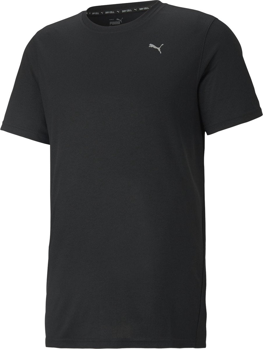 Puma performance ss tee m heren sportshirt - zwart - maat l