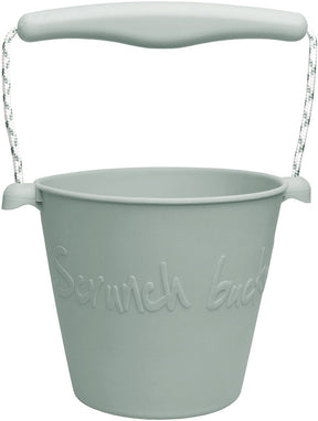 Scrunch speelgoedemmer - groen - opvouwbaar - recycleerbaar