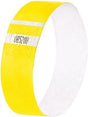Sigel evenementenbandjes super soft 255x25mm neon geel 520 stuks