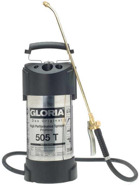 Gloria hogedrukspuit 505t-pro 5l rvs ob