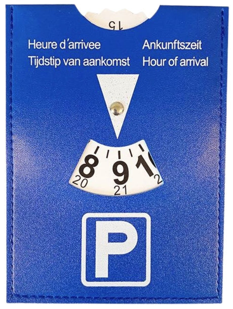 Dunlop parkeerschijf blauw 15 cm