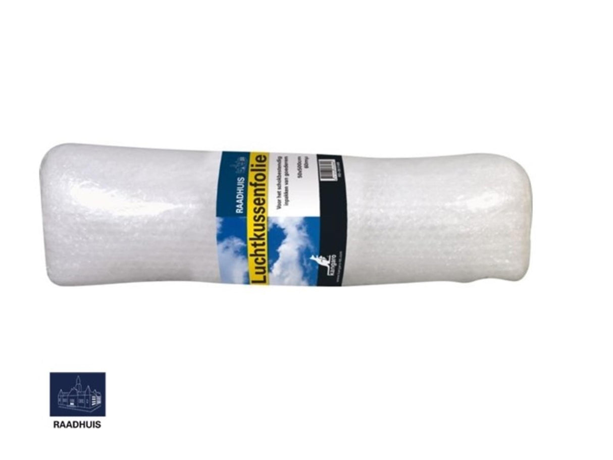 Kangaro luchtkussenfolie rol 50cmx5mtr raadhuis bubble wrap