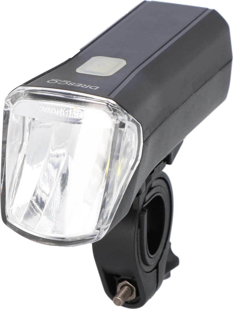 Dresco led batterij koplamp avenue 70 lux - voorlamp fiets
