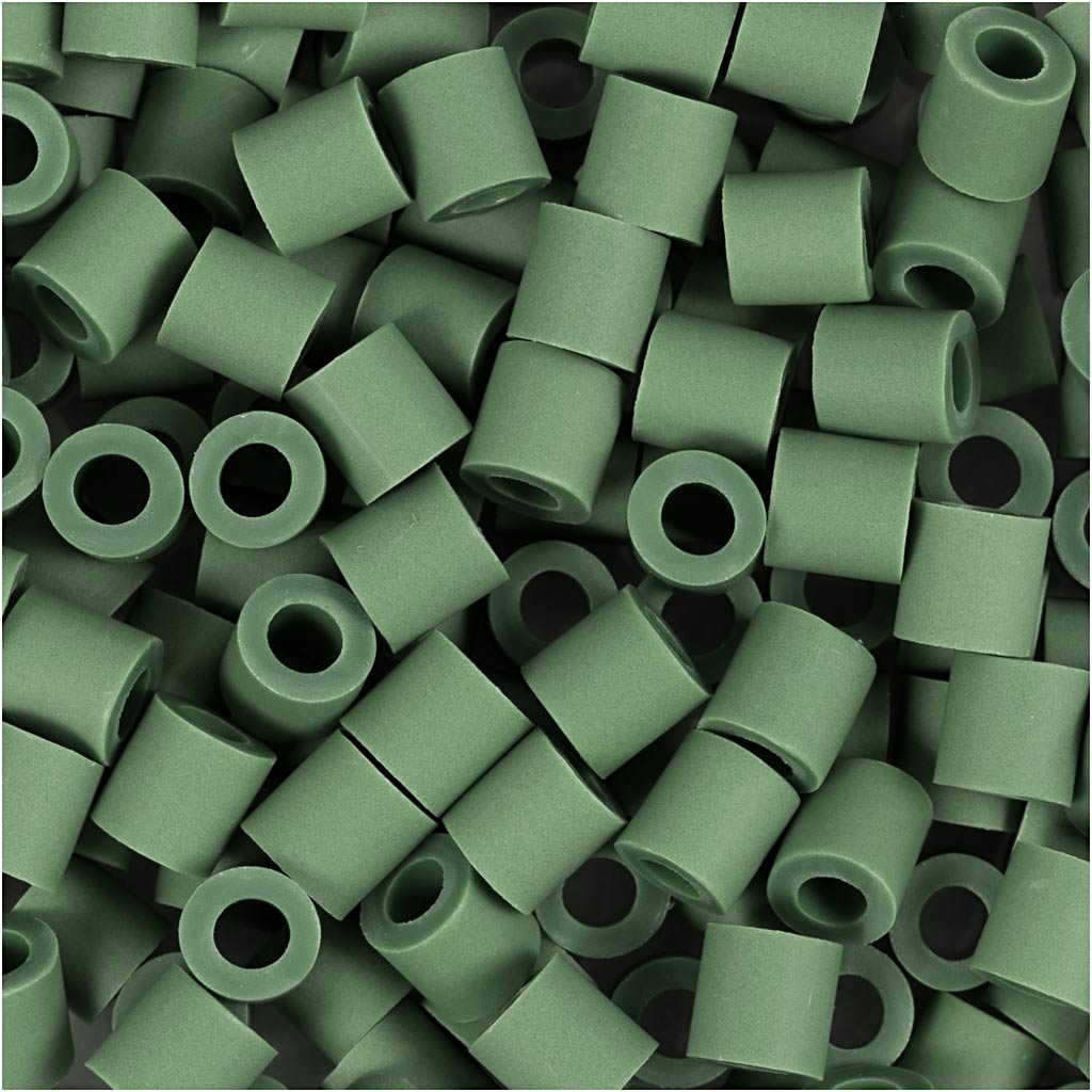 Creativ company http: www.cchobby.nl biobeads-van-nabbi-afm-5x5-mm-gatgrootte-2-5-mm-medium-donkergroen-1000-stuk-1-doos