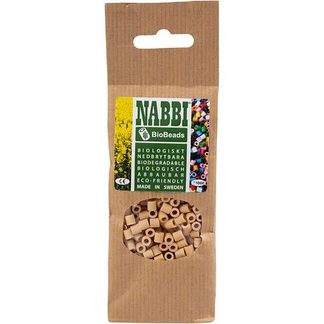 Creativ company http: www.cchobby.nl biobeads-van-nabbi-afm-5x5-mm-gatgrootte-2-5-mm-medium-creme-1000-stuk-1-doos