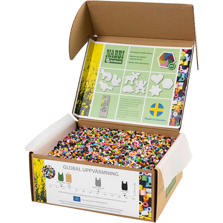 Creativ company http: www.cchobby.nl biobeads-van-nabbi-afm-5x5-mm-medium-standaardkleuren-55000-stuk-1-doos