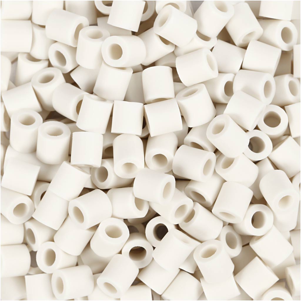 Creativ company http: www.cchobby.nl biobeads-van-nabbi-afm-5x5-mm-gatgrootte-2-5-mm-medium-wit-1000-stuk-1-doos