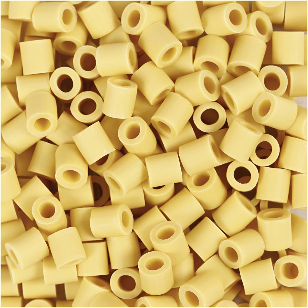 Creativ company http: www.cchobby.nl biobeads-van-nabbi-afm-5x5-mm-gatgrootte-2-5-mm-medium-geel-1000-stuk-1-doos