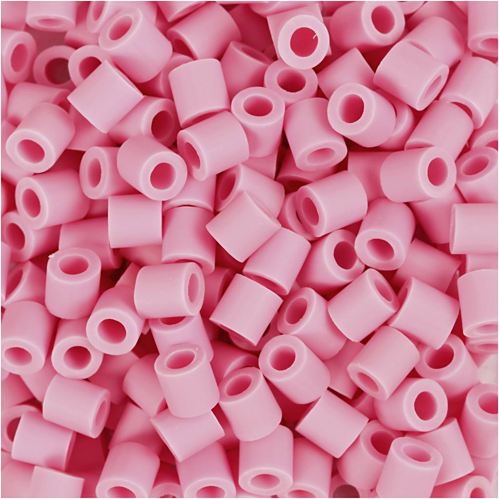 Creativ company http: www.cchobby.nl biobeads-van-nabbi-afm-5x5-mm-gatgrootte-2-5-mm-medium-roze-1000-stuk-1-doos