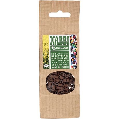 Creativ company https: www.cchobby.nl biobeads-van-nabbi-afm-5x5-mm-gatgrootte-2-5-mm-medium-bruin-1000-stuk-1-doos