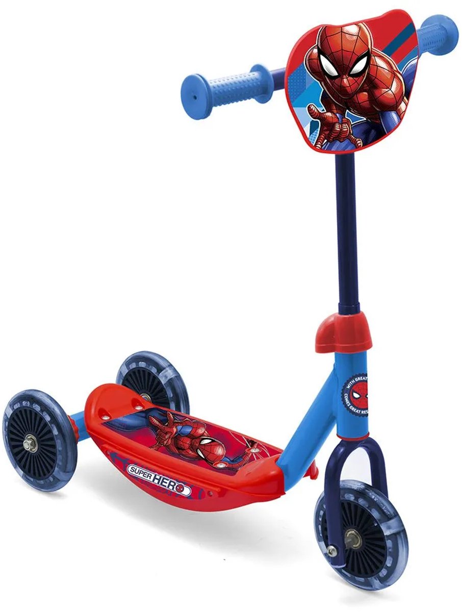 Marvel spider-man kinderstep - 3 wielen - rood en blauw
