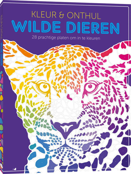 Uitgeverij mus kleur onthul: wilde dieren