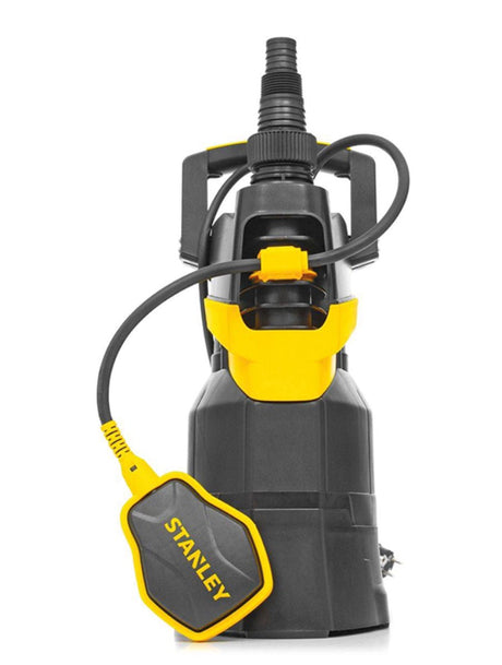 Stanley dompelpomp, vuil water, 750 w, plastic, met vlotterschakelaar, vlakafzuiging, 13500 l h, ipx8, 10 m kabellengte