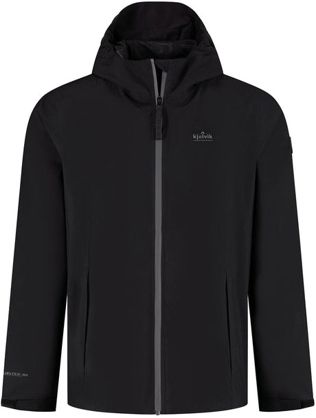 Kjelvik outdoorjas kiron zwart