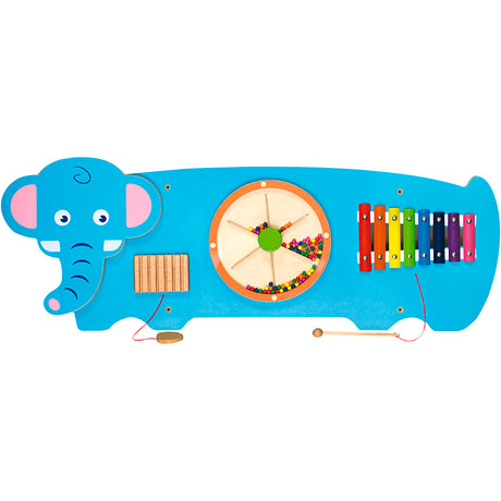 Vigatoys http: www.cchobby.nl viga-houten-activiteitenbord-met-olifant-afm-91x32x4-6-cm-1-stuk