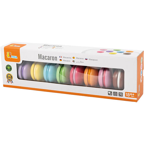 Vigatoys http: www.cchobby.nl viga-houten-macarons-afm-4-5-cm-8-stuk-1-doos