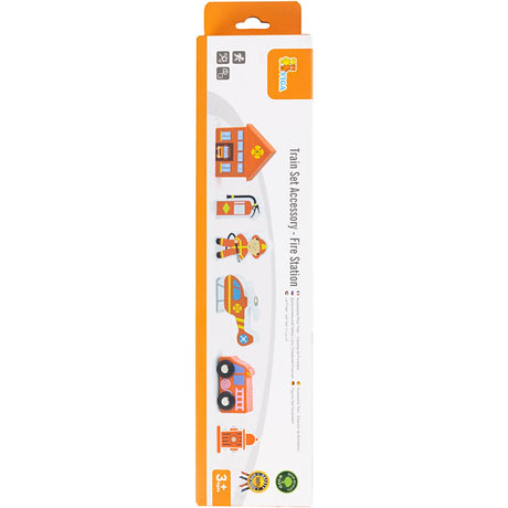 Vigatoys https: www.cchobby.nl viga-spoorwegaccessoires-brandweerkazerne-6-onderdelen-1-set