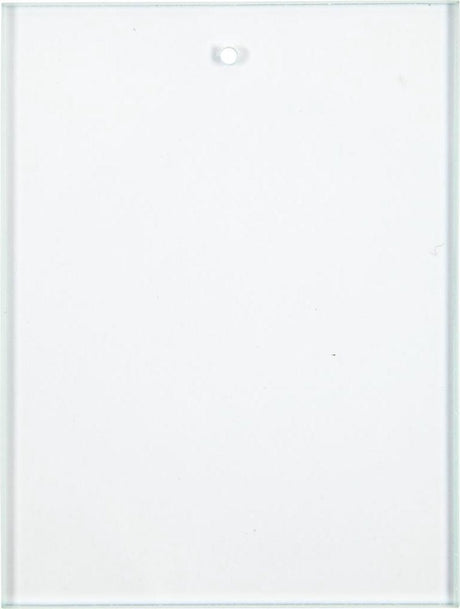 Creativ company creotime glazen plaat 10 stuks 8 x 6 cm vierkant