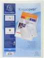 Exacompta 30x kreacover®personaliseerbare presentatiemap - soepele pp - a4 - wit - 43008e