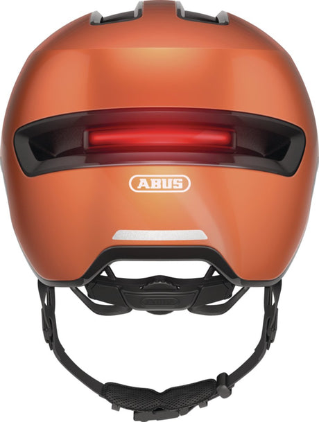 Abus fietshelm hud-y goldfish orange s - 51-55 cm - oranje - geschikt voor gebruik op elektrische fietsen - stadsfietsen - 280 g s