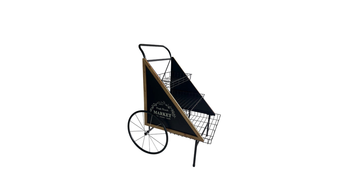 Rack wheels met.76x68x106h black