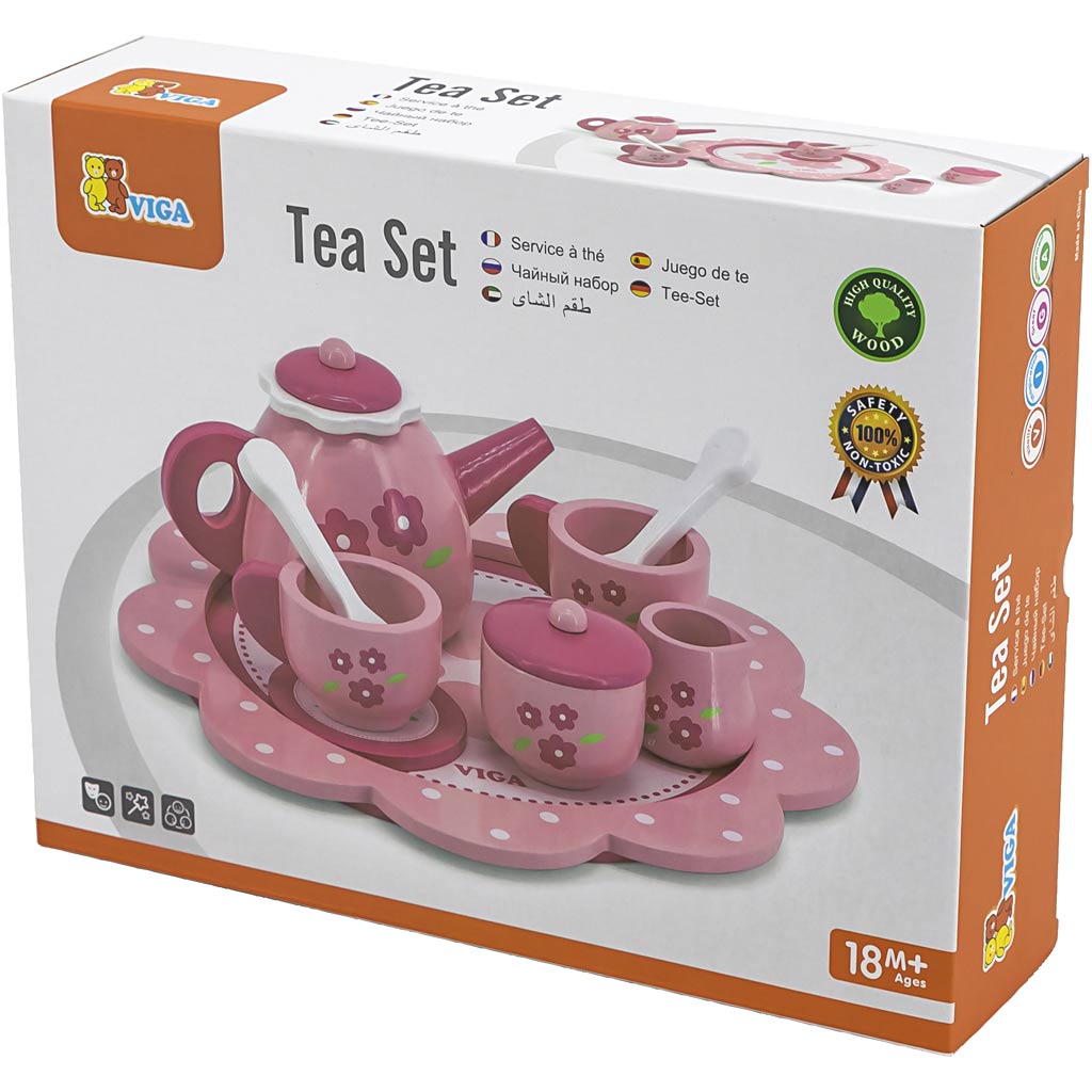 Creativ company http: www.cchobby.nl viga-theeservies-h-9-5-cm-d-24-cm-9-onderdelen-1-doos