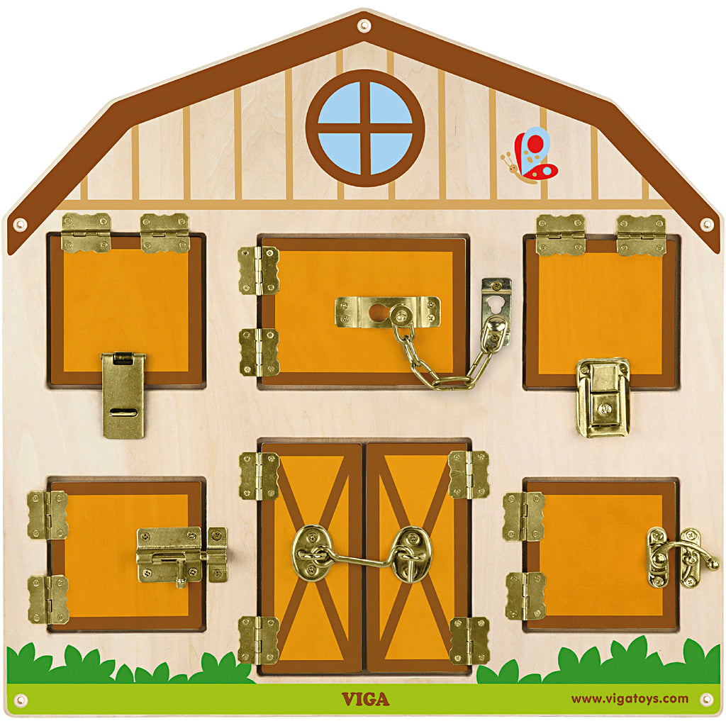 Http: www.cchobby.nl viga-huis-op-slot-activiteitenbord-afm-44x44-cm-1-stuk