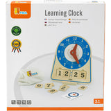 Vigatoys http: www.cchobby.nl viga-leerklok-h-28-cm-l-26-cm-b-13-1-stuk