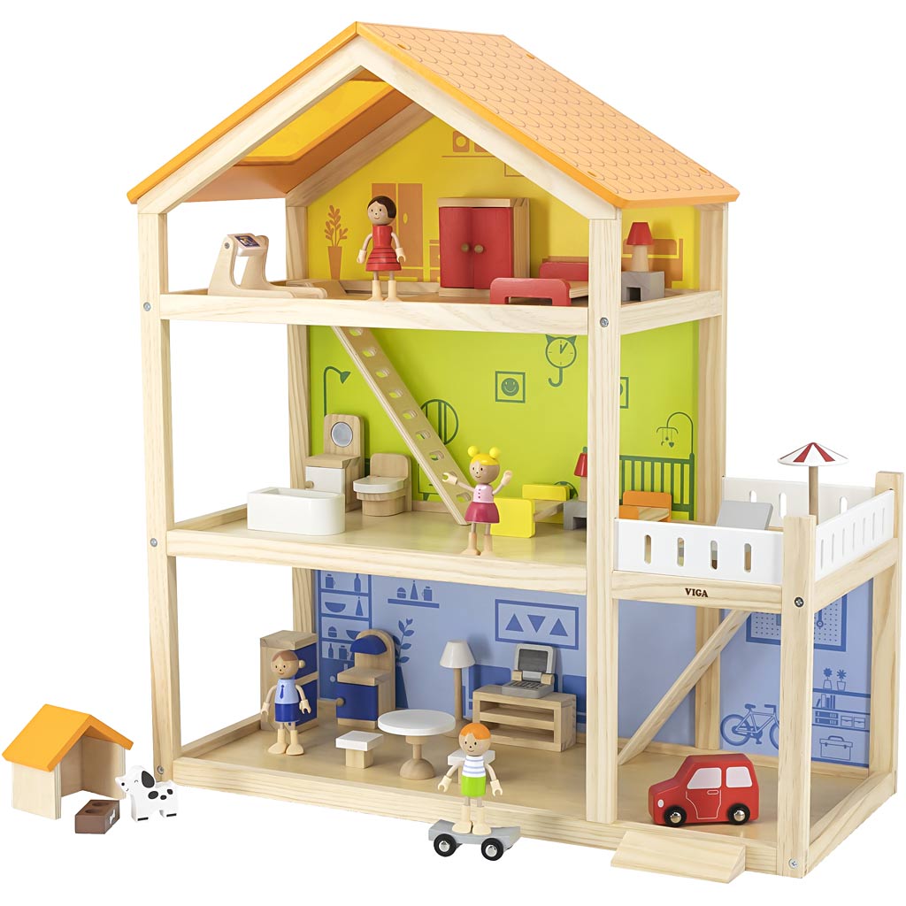 Http: www.cchobby.nl viga-poppenhuis-h-67-cm-d-28-cm-b-62-cm-1-stuk