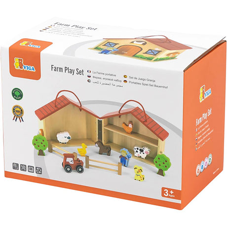 Vigatoys http: www.cchobby.nl viga-boerderijset-h-13-cm-l-23-cm-b-17-cm-1-stuk