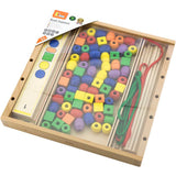 Vigatoys http: www.cchobby.nl viga-kralenspel-h-4-cm-l-33-cm-b-33-cm-94-onderdelen-1-doos