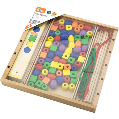 Vigatoys http: www.cchobby.nl viga-kralenspel-h-4-cm-l-33-cm-b-33-cm-94-onderdelen-1-doos