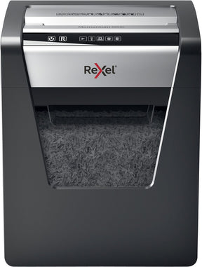 Rexel momentum m510 papierversnipperaar - p5 microsnippers - tot 10 vel - 23l - zwart