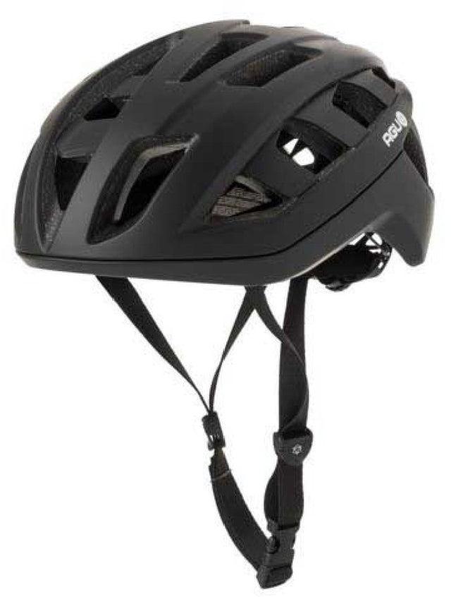Agu sleek fietshelm – in-mould – 10 ventilatieopeningen – gerecycled materiaal – unisex – zwart – s m - 54-58 cm