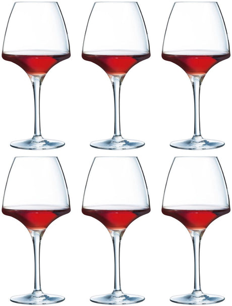 Chef sommelier chef sommelier open up wijnglas pro tasting - rond - 32 cl - helder - set-6