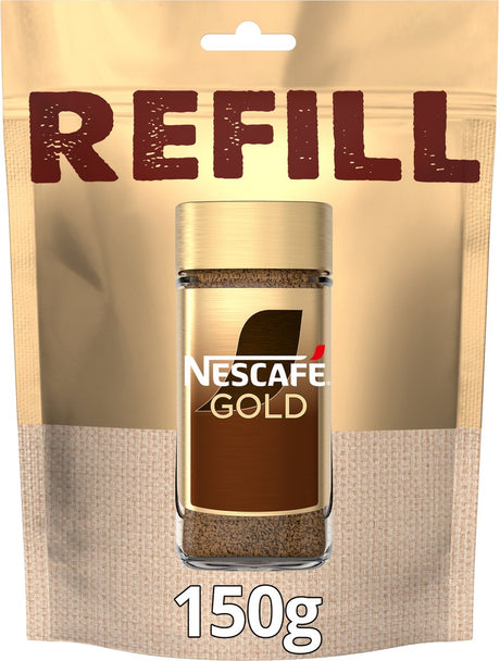 Nescafé gold refill-verpakking oploskoffie - 6 zakken x 150g - voordeelverpakking
