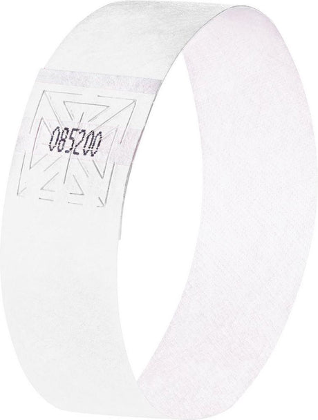 Sigel evenementenbandjes super soft 225x25mm 120 stuks wit