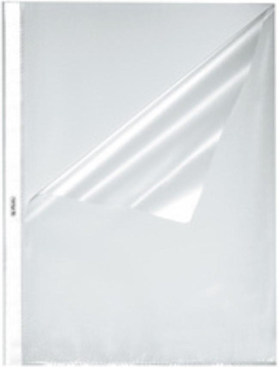 Herlitz folderhoes - din a4 - generfd - 0.055 mm - 100 stuks