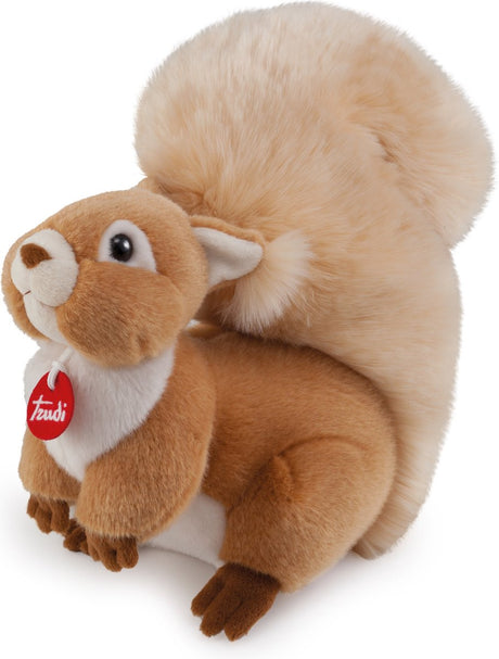 Trudi knuffel eekhoorn 33 cm bruin wit