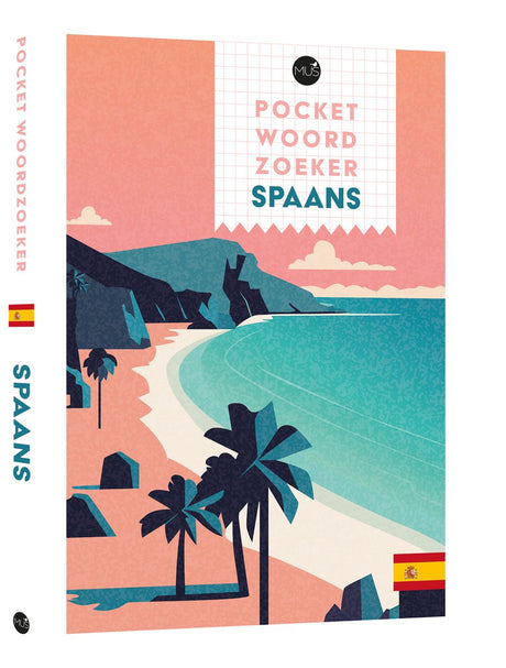 Mus pocket woordzoeker - puzzelboek - spaans