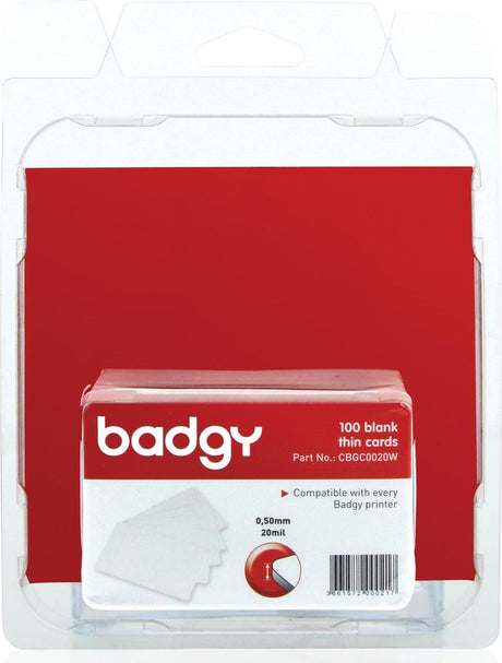 Evolis cbgc0020w blanco plastic kaarten