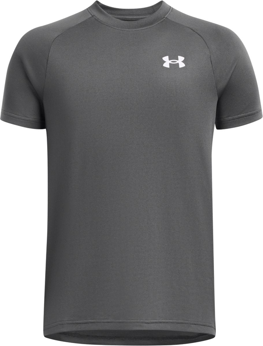 Under armour ua tech 2.0 ss unisex sportshirt - grijs - wit