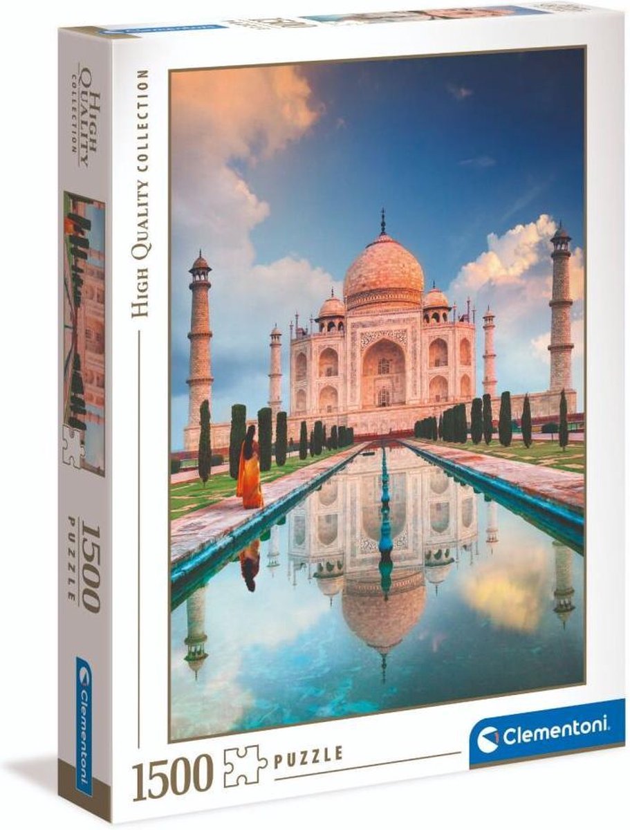 Clementoni - puzzel - 1500 stukjes - taj mahal - puzzel voor volwassenen - high quality collection